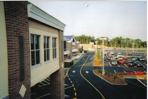 Parking lot striping at Lowe's and Target in Bedford, NH